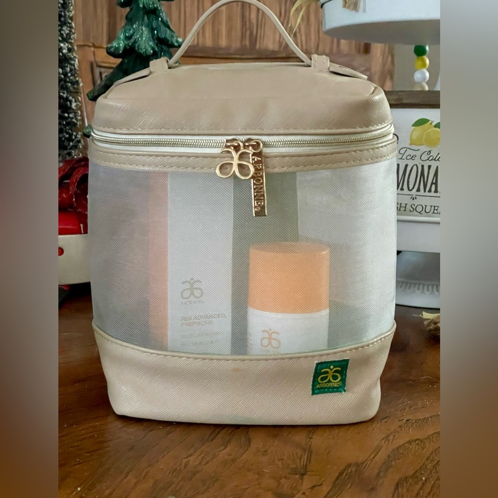 Arbonne:RE9 Advance Prepwork Micellar Water, Overnight Face Jelly, Case